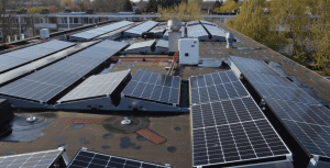Zonnepanelen op een nieuw dak, dankzij MJOP