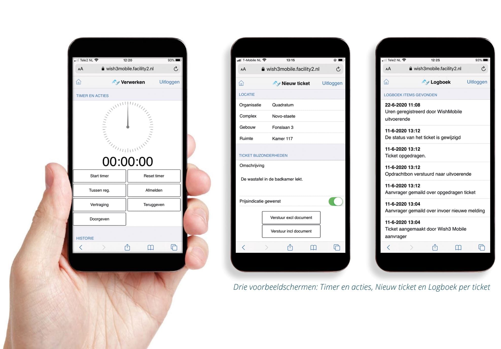 Software WISH Mobile meldingenbeheer met self service portal
